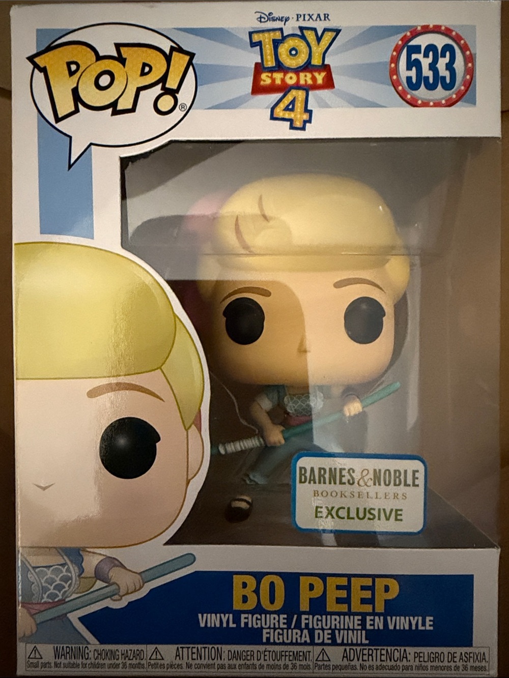 Funko Pop! Bo Peep #533 Blonde with Blue Outfit and White Staff
